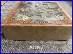 + Lionel Prewar O Outfit 294 Olive Green 252 Locomotive 3 Car Passenger with Box
