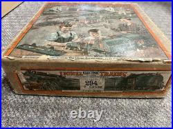 + Lionel Prewar O Outfit 294 Olive Green 252 Locomotive 3 Car Passenger with Box