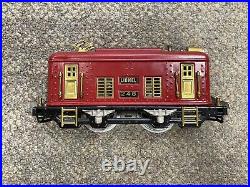 + Lionel Prewar O Scale Tinplate 248 Red Electric Locomotive Restored SS