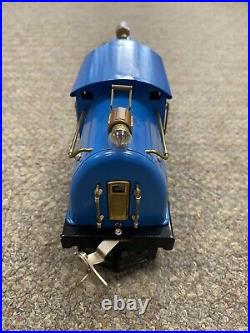 + Lionel Prewar O Tinplate 254E Blue Electric Locomotive Restored / Serviced SS