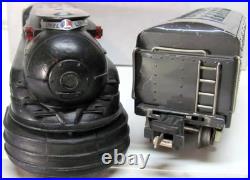 Lionel Prewar O Tinplate Black PRR 238 Torpedo Steam Locomotive 265W Tender SS