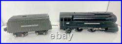 Lionel Prewar O Tinplate Black PRR 238 Torpedo Steam Locomotive 265W Tender SS
