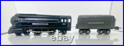 Lionel Prewar O Tinplate Black PRR 238 Torpedo Steam Locomotive 265W Tender SS