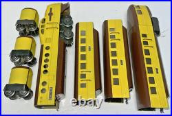 Lionel Prewar O-gau. 636w Whistling Union Pacific Streamliner Train Set-restored