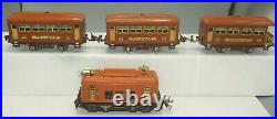 Lionel Prewar O-gaug 248 Locomotive With (2)529 Pullman & 630 Observation Cars