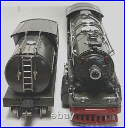 Lionel Prewar O-gauge 263e Gunmetal Locomotive With 263w Whistle Tender
