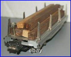 Lionel Prewar O-gauge 2811 Flat Car With Wood Load