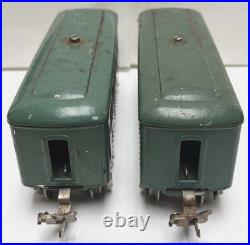 Lionel Prewar O-gauge Set 253 Electric Engine With 607/608 Passenger Cars