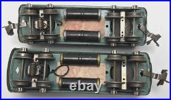 Lionel Prewar O-gauge Set 253 Electric Engine With 607/608 Passenger Cars