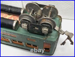 Lionel Prewar O-gauge Set 253 Electric Engine With 607/608 Passenger Cars
