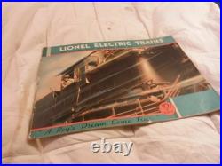 Lionel Prewar Original Consumer Catalog Lot 1930-1937