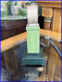 Lionel Prewar Original No. 87 Railroad Crossing In Stephen Girard Green! C7