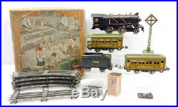 Lionel Prewar Outfit 148 Steam Locomotive Engine & Tender Coach Observation Car