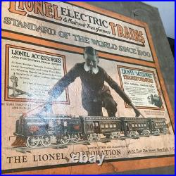 Lionel Prewar Outfit 98 O-gauge Loco 253 #612 Observation 2-#610 Pullman & Box