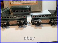 Lionel Prewar Outfit 98 O-gauge Loco 253 #612 Observation 2-#610 Pullman & Box