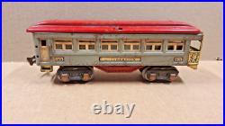 Lionel Prewar Passenger Cars 600 Pullman 601 Observation 602 Baggage