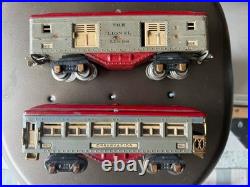 Lionel Prewar Pullman 601 Observation 602 Baggage