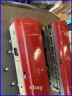 Lionel Prewar Pullman 601 Observation 602 Baggage