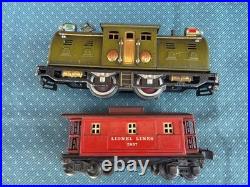 Lionel Prewar Set, 254E & 5 Cars, 2657 2654 2953 2652 3651 Runs Great & Lights