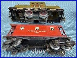Lionel Prewar Set, 254E & 5 Cars, 2657 2654 2953 2652 3651 Runs Great & Lights