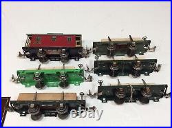 Lionel Prewar Set 259E Steam Engine and 6 Freight Cars O Gauge / 027