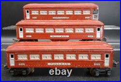 Lionel Prewar Set 2- 2642 Pullman & 2643 Observation Set O Gauge Vinatge