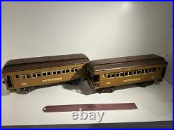 Lionel Prewar Sg Passenger Cars 309, 312