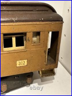 Lionel Prewar Sg Passenger Cars 309, 312