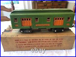 Lionel Prewar Standard 342E Green 318E Locomotive, 309 310 312 Cars Track Extras