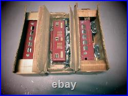 Lionel Prewar Standard Electric set 350 O. B. LOCOMOTIVE #8 + 2 CAR 0. B. + 10 TR