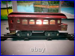 Lionel Prewar Standard Electric set 350 O. B. LOCOMOTIVE #8 + 2 CAR 0. B. + 10 TR