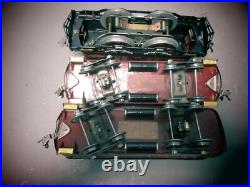 Lionel Prewar Standard Electric set 350 O. B. LOCOMOTIVE #8 + 2 CAR 0. B. + 10 TR