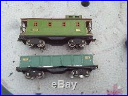 Lionel Prewar Standard Gauge 10E Locomotive Freight Car Train Set 512 514 517