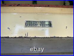 Lionel Prewar Standard Gauge 155 Freight Illuminated Station Shed Early Colors