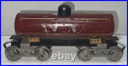Lionel Prewar Standard Gauge 15 Pennsylvania Tinplate Tank Car Repainted