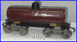 Lionel Prewar Standard Gauge 15 Pennsylvania Tinplate Tank Car Repainted