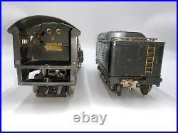 Lionel Prewar Standard Gauge #385e Engine And #385t Tender Excellent Set