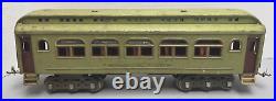 Lionel Prewar Standard Gauge 418 Apple Green Parlor Passenger Car