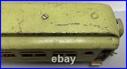 Lionel Prewar Standard Gauge 418 Apple Green Parlor Passenger Car