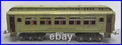 Lionel Prewar Standard Gauge 418 Apple Green Parlor Passenger Car