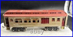 Lionel Prewar Standard Gauge 419 Green Baggage Passenger Car All Original