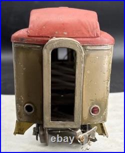 Lionel Prewar Standard Gauge 419 Green Baggage Passenger Car All Original