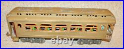 Lionel Prewar Standard Gauge #490 12 Wheel Observation Passenger Car #2 b2 Lionel Prewar Standard Gauge #490 12 Wheel Observation Passenger Car #2 b2