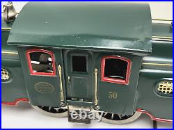 Lionel Prewar Standard Gauge 50 Green Box Cab Engine Nice Restored