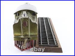 Lionel Prewar Standard Gauge 54 Electric Brass Locomotive Train Car With Track