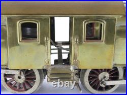 Lionel Prewar Standard Gauge 54 Electric Brass Locomotive Train Car With Track
