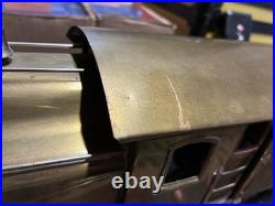 Lionel Prewar Standard Gauge 54 Electric Brass Locomotive Train Car With Track