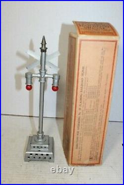 Lionel Prewar Standard Gauge #79 Crossing Signal with Original Box
