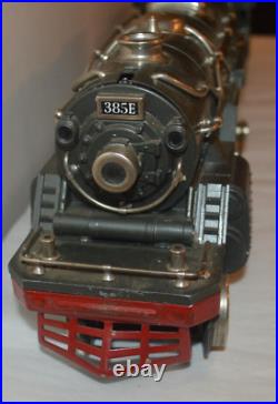 Lionel Prewar Standard Gauge -Gray 385E Steam Loco and Tender