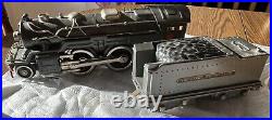 Lionel Prewar Standard Gauge Gray Gun Metal 385E Steam Loco and 385W Tender